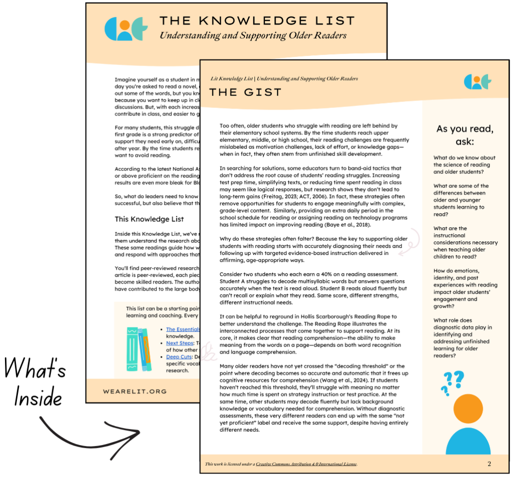 A preview of the Knowledge List pages