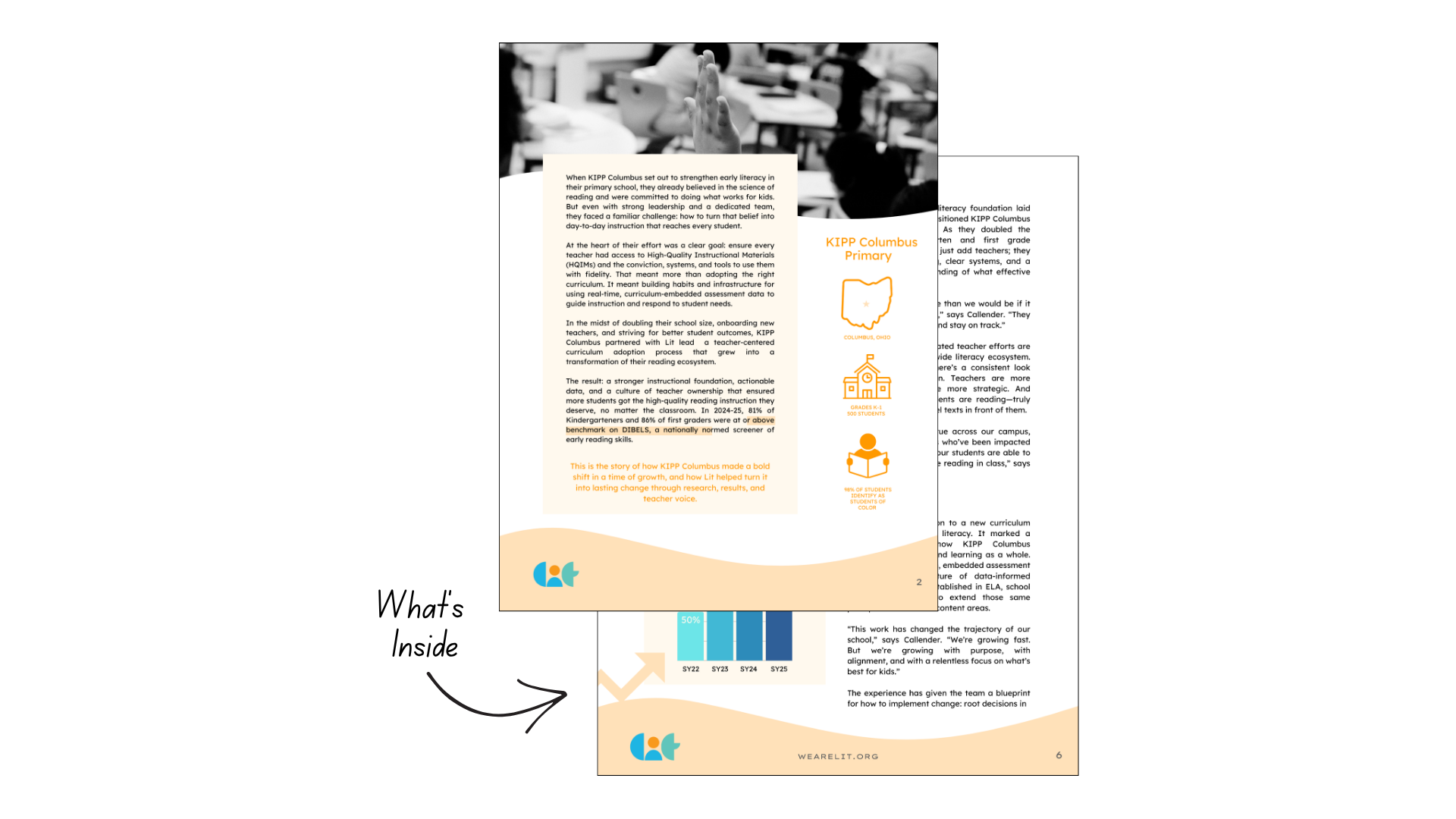A preview of the case study introduction and impact